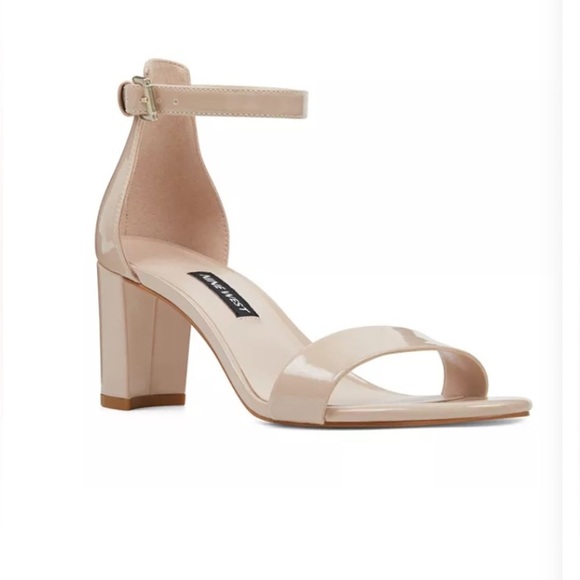 - Pruce Ankle Strap Block Heel Sandals - Picture 1 of 6